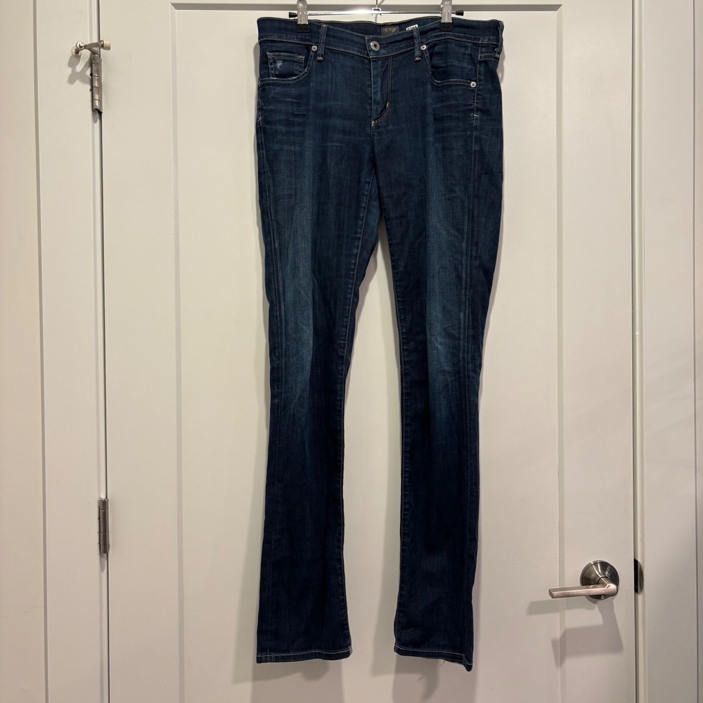 Citizens of Humanity Ava Low Rise Straight Leg Jeans Dark Wash Size 30 1278-243